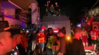 Polres Melawi Evakuasi dan Penanganan Kebakaran Ruko di Nanga Pinoh