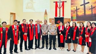 Pastikan Keamanan dan Kenyamanan Jemaat, Restu Wijayanto S.I.K Pantau Gereja Toraja di Bulukumba